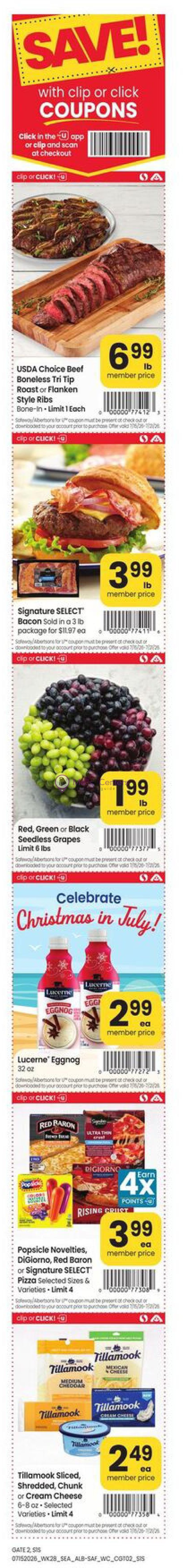 Weekly ad for Safeway valid: 07/15/2026 - 07/21/2026, page 2