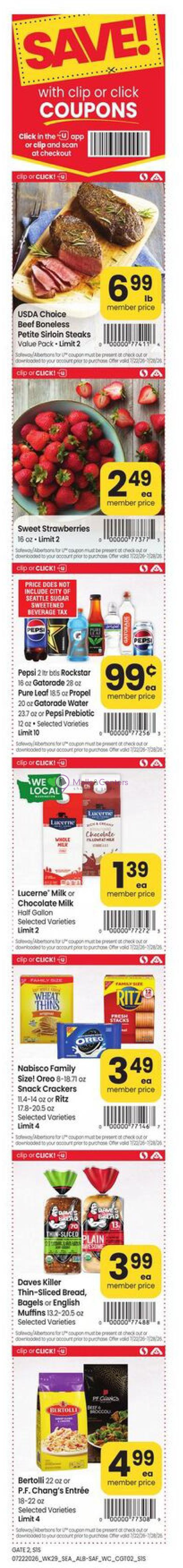 Weekly ad for Safeway valid: 07/22/2026 - 07/28/2026, page 2