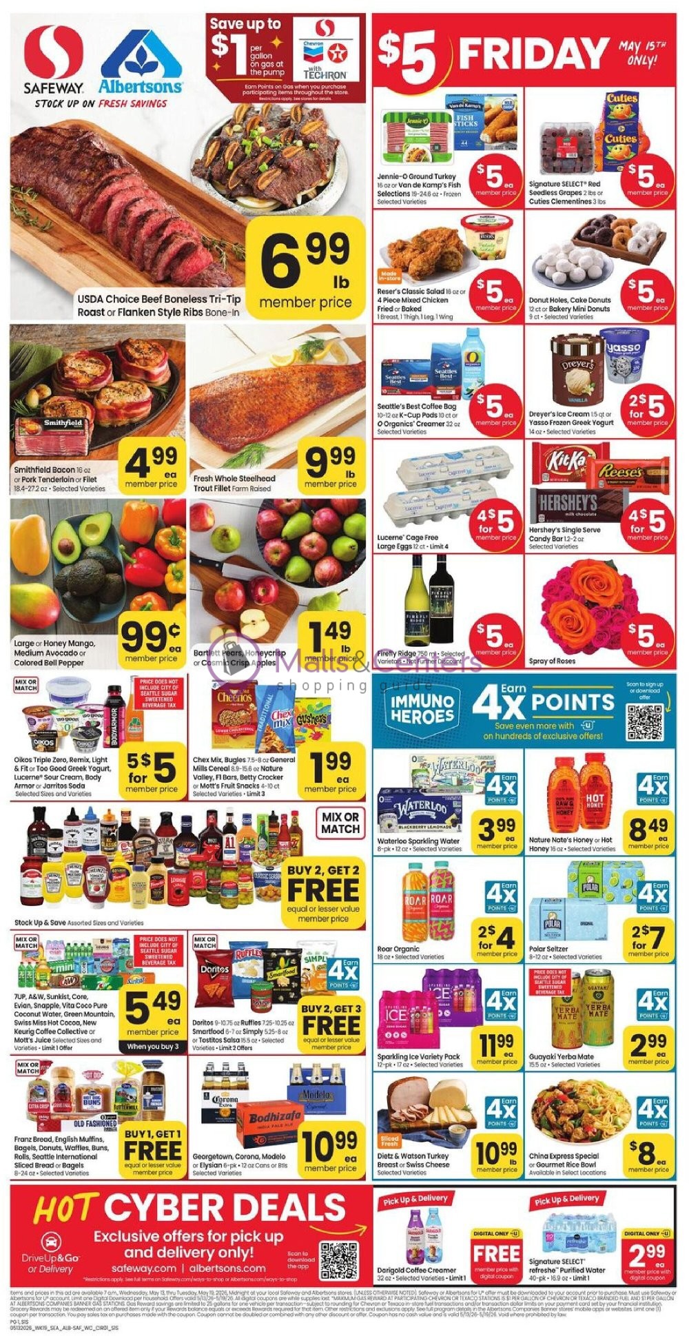 Weekly ad for Safeway valid: 05/13/2026 - 05/19/2026, page 1