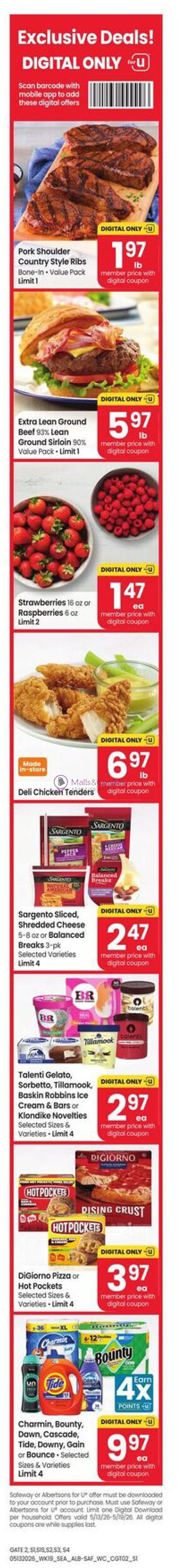 Weekly ad for Safeway valid: 05/13/2026 - 05/19/2026, page 2