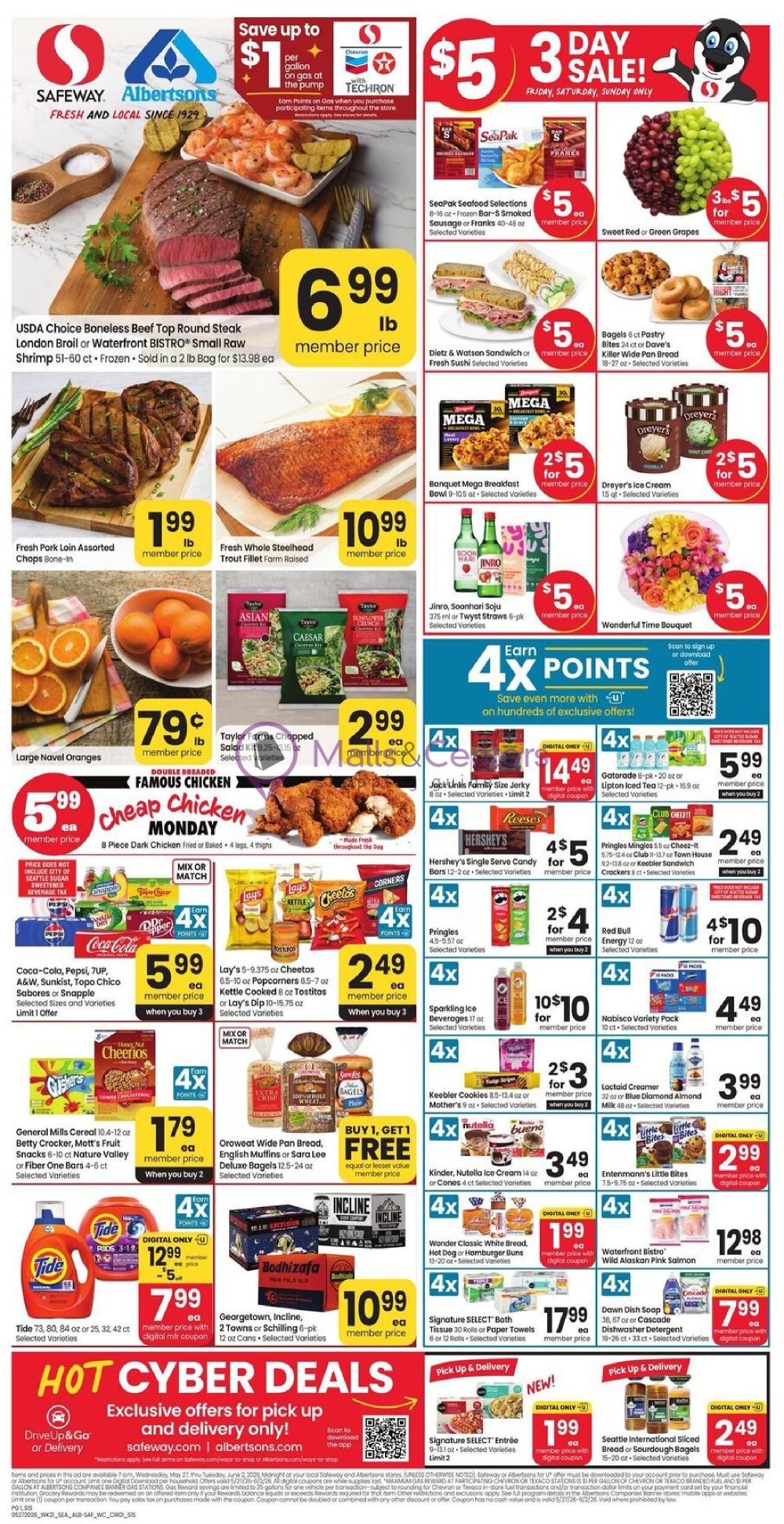 Weekly ad for Safeway valid: 05/27/2026 - 06/02/2026, page 1