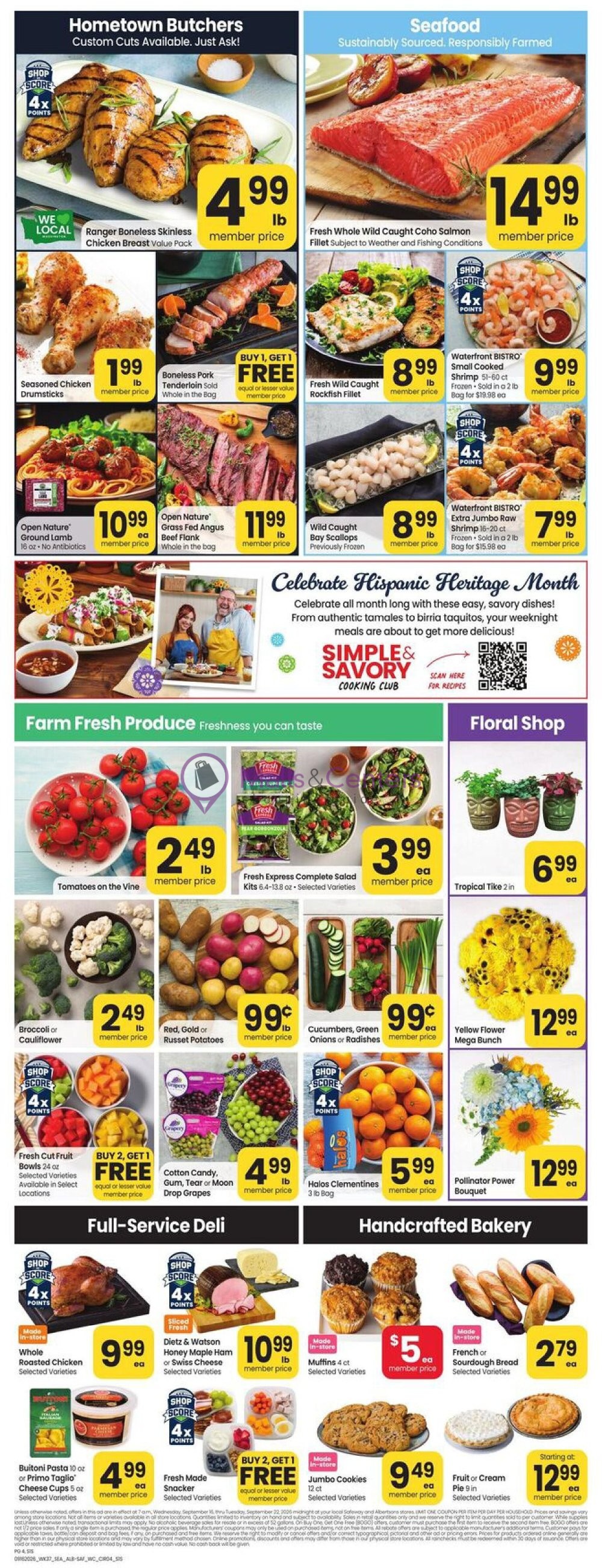 Weekly ad for Safeway valid: 09/16/2026 - 09/22/2026, page 4