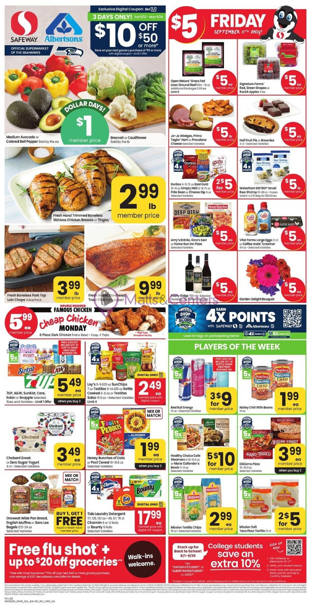 Weekly ad for Safeway valid: 09/09/2026 - 09/15/2026, page 1