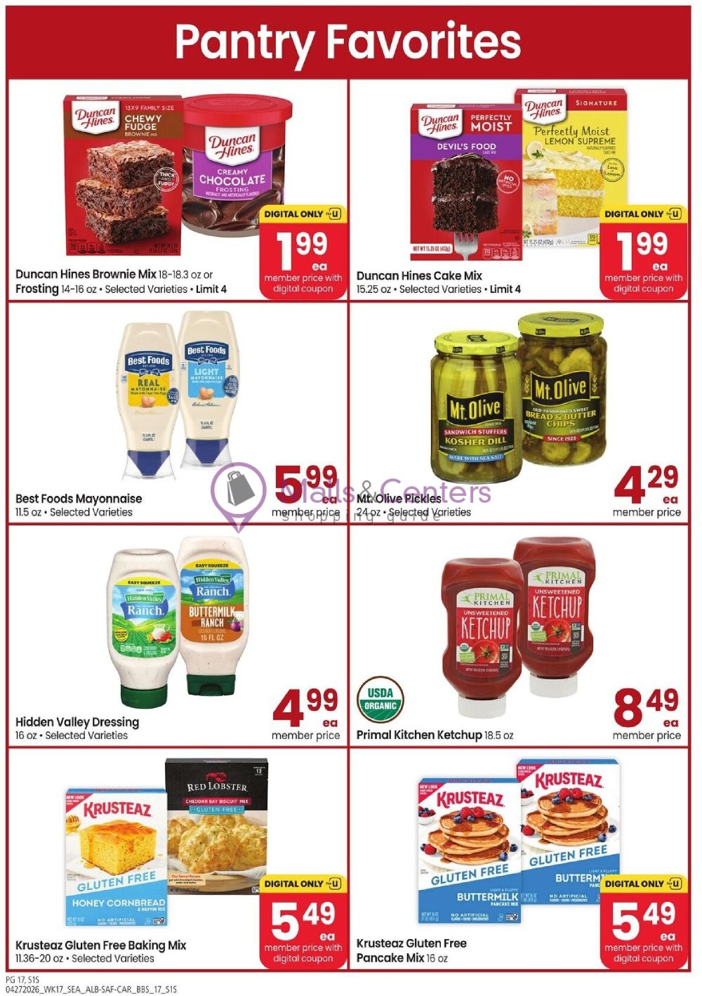 Weekly ad for Safeway valid: 04/27/2026 - 05/25/2026, page 17