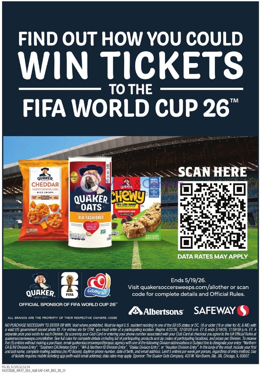 Weekly ad for Safeway valid: 04/27/2026 - 05/25/2026, page 35