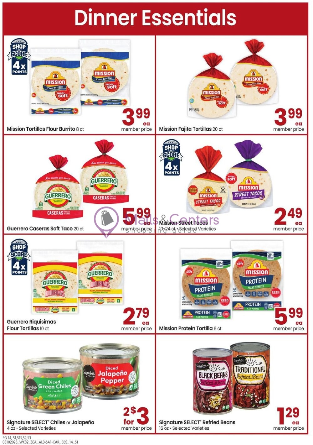 Weekly ad for Safeway valid: 08/10/2026 - 09/07/2026, page 14