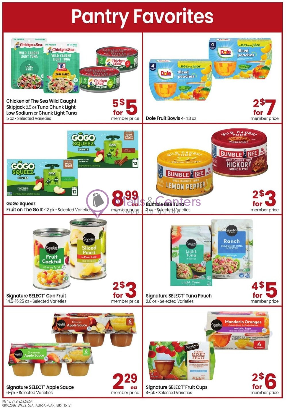 Weekly ad for Safeway valid: 08/10/2026 - 09/07/2026, page 15