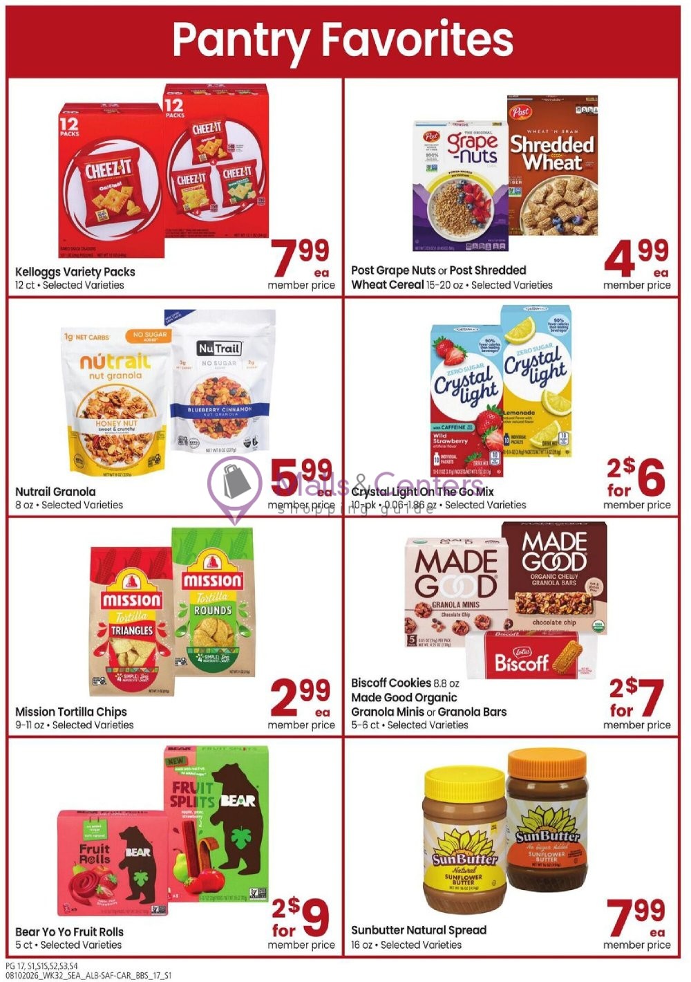Weekly ad for Safeway valid: 08/10/2026 - 09/07/2026, page 17