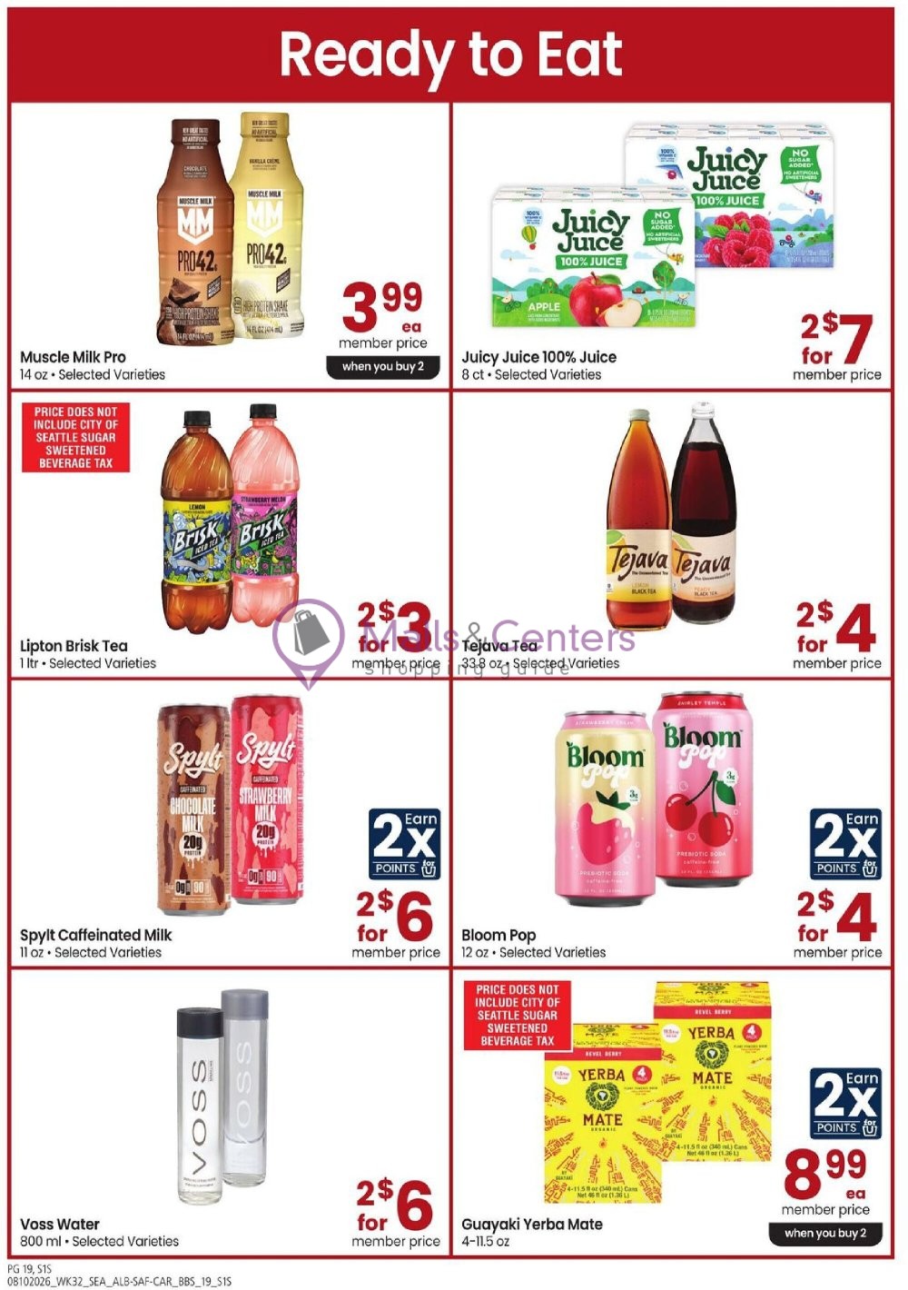 Weekly ad for Safeway valid: 08/10/2026 - 09/07/2026, page 19