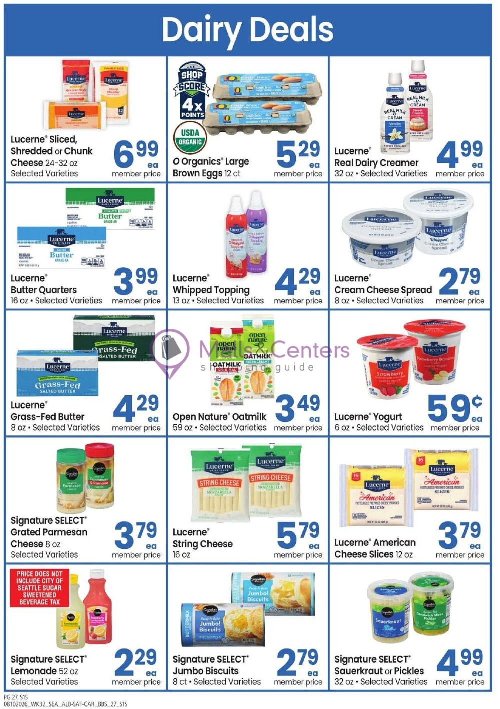 Weekly ad for Safeway valid: 08/10/2026 - 09/07/2026, page 27