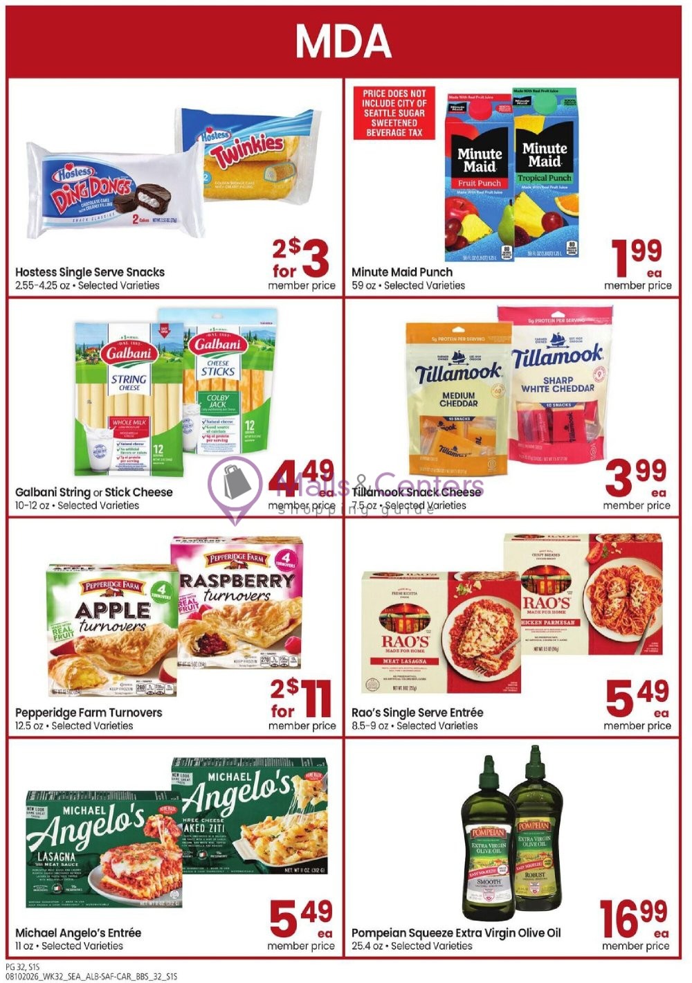 Weekly ad for Safeway valid: 08/10/2026 - 09/07/2026, page 32
