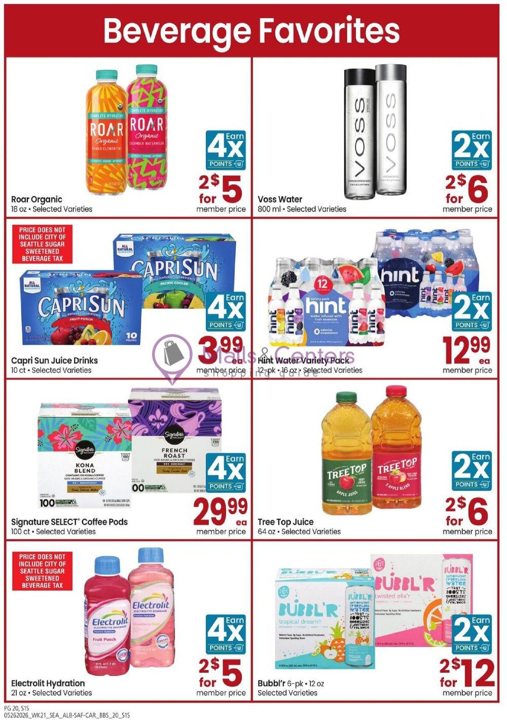 Weekly ad for Safeway valid: 05/26/2026 - 06/28/2026, page 20