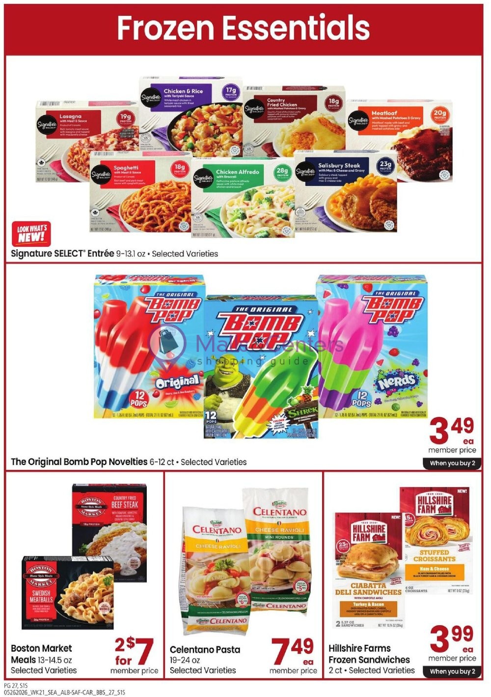 Weekly ad for Safeway valid: 05/26/2026 - 06/28/2026, page 27