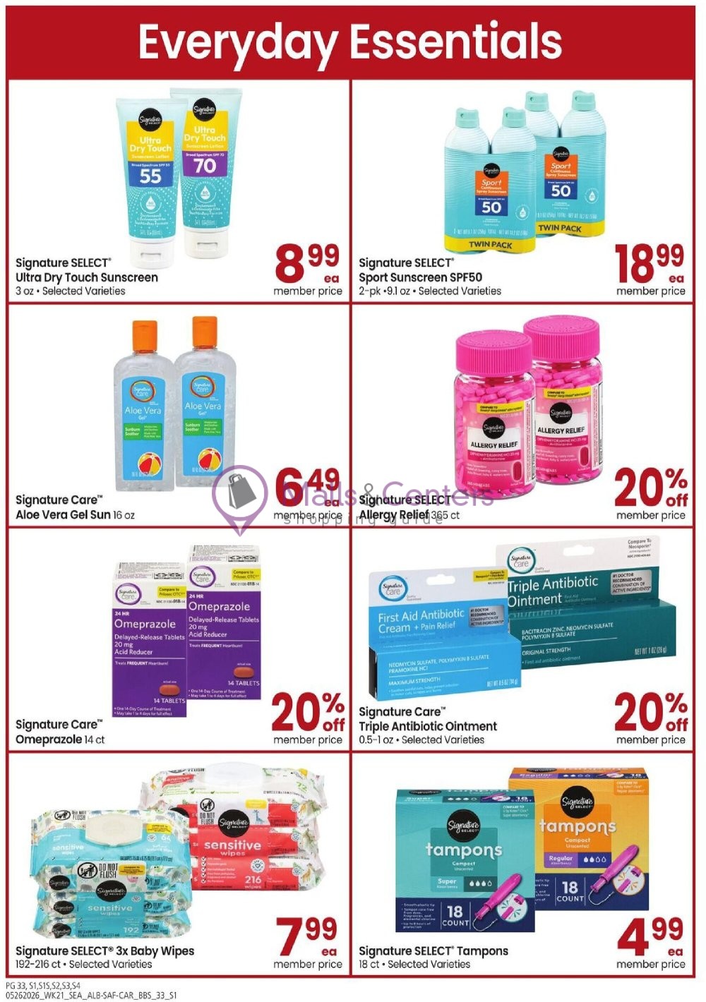 Weekly ad for Safeway valid: 05/26/2026 - 06/28/2026, page 33