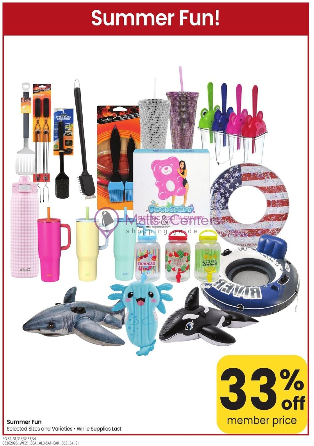 Weekly ad for Safeway valid: 05/26/2026 - 06/28/2026, page 34