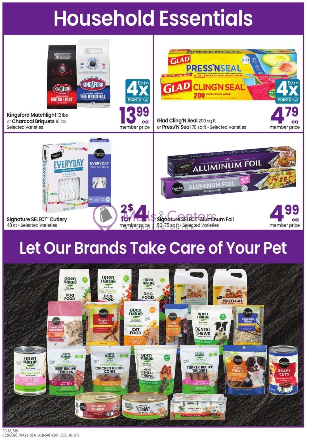 Weekly ad for Safeway valid: 05/26/2026 - 06/28/2026, page 36