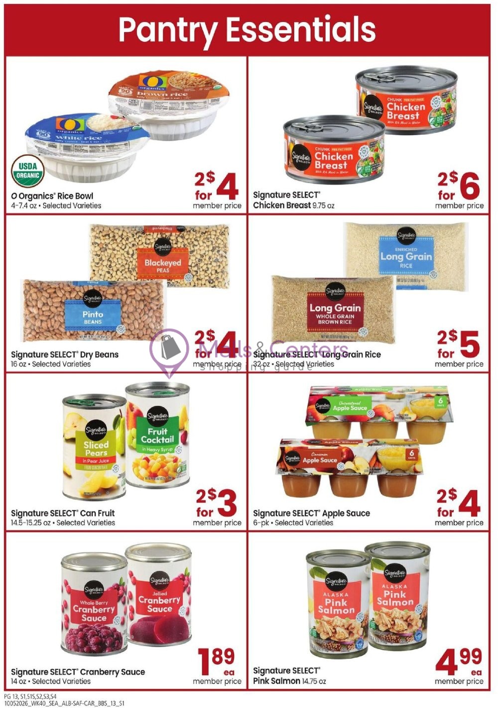Weekly ad for Safeway valid: 10/05/2026 - 11/01/2026, page 13