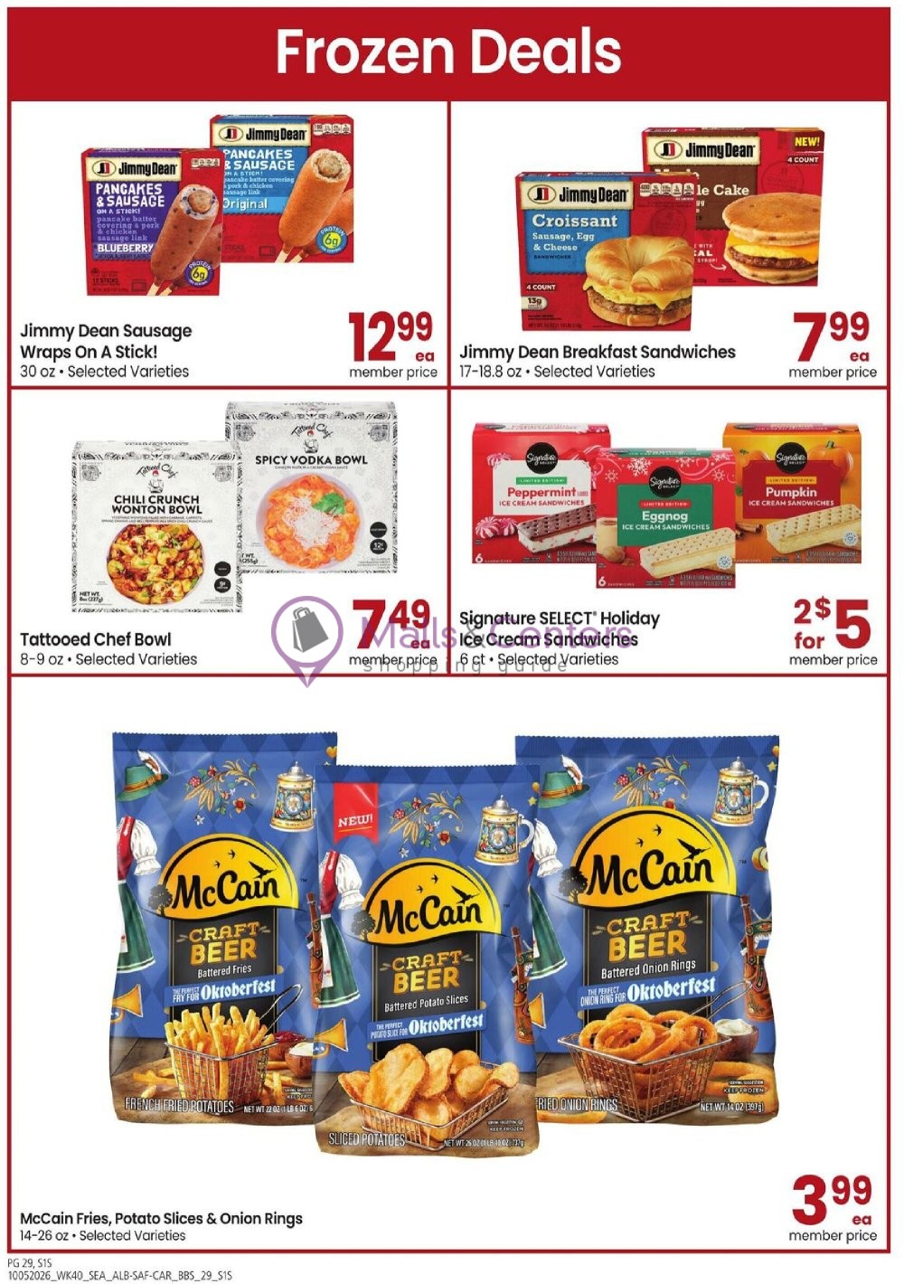 Weekly ad for Safeway valid: 10/05/2026 - 11/01/2026, page 29