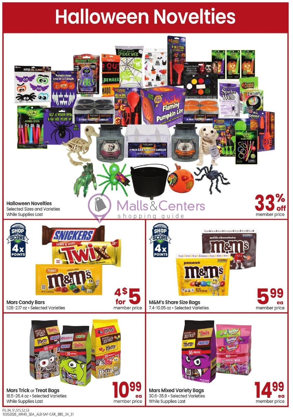 Weekly ad for Safeway valid: 10/05/2026 - 11/01/2026, page 34