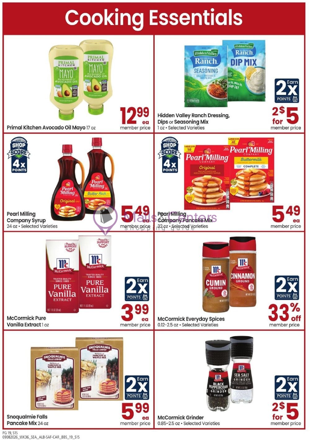 Weekly ad for Safeway valid: 09/08/2026 - 10/04/2026, page 19