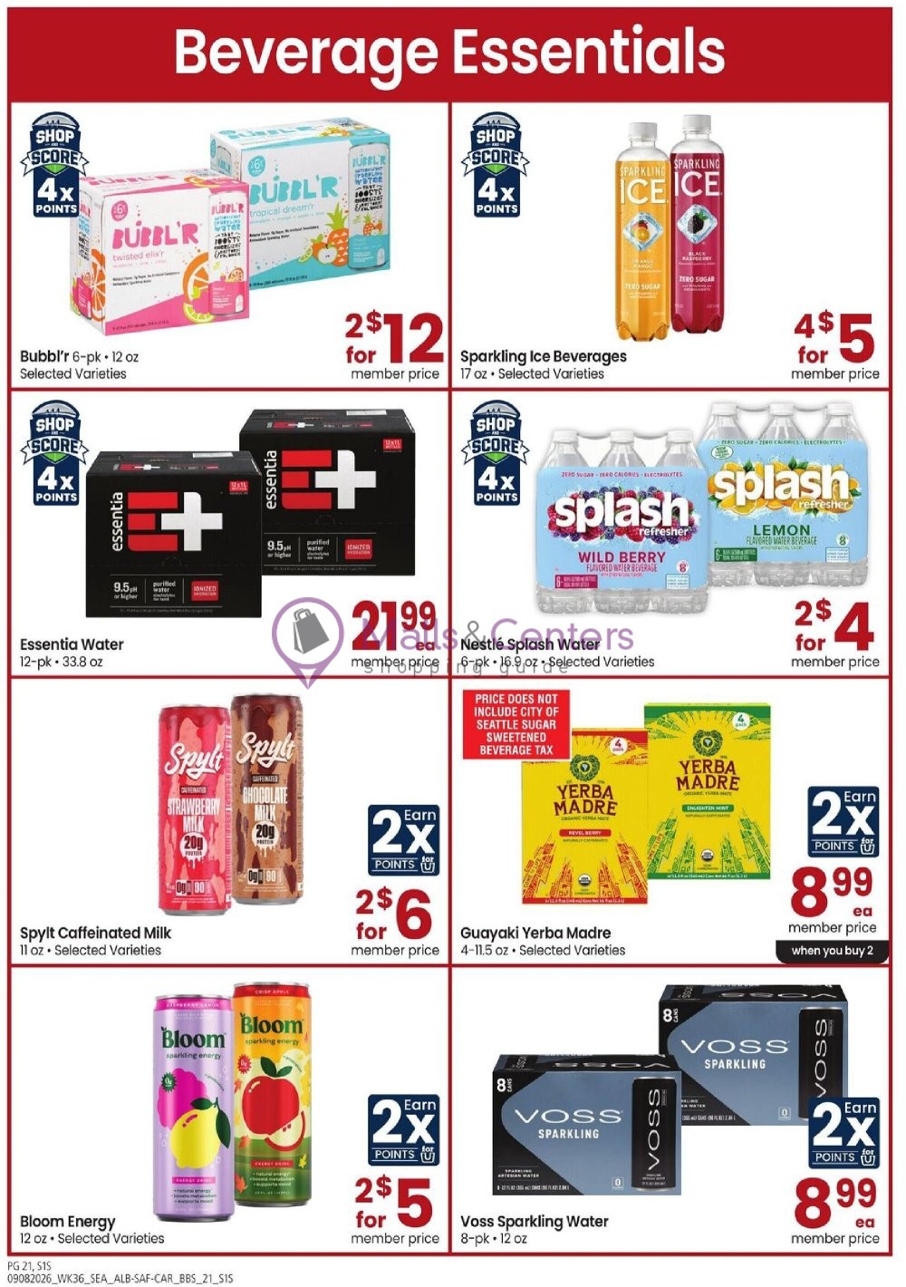 Weekly ad for Safeway valid: 09/08/2026 - 10/04/2026, page 21