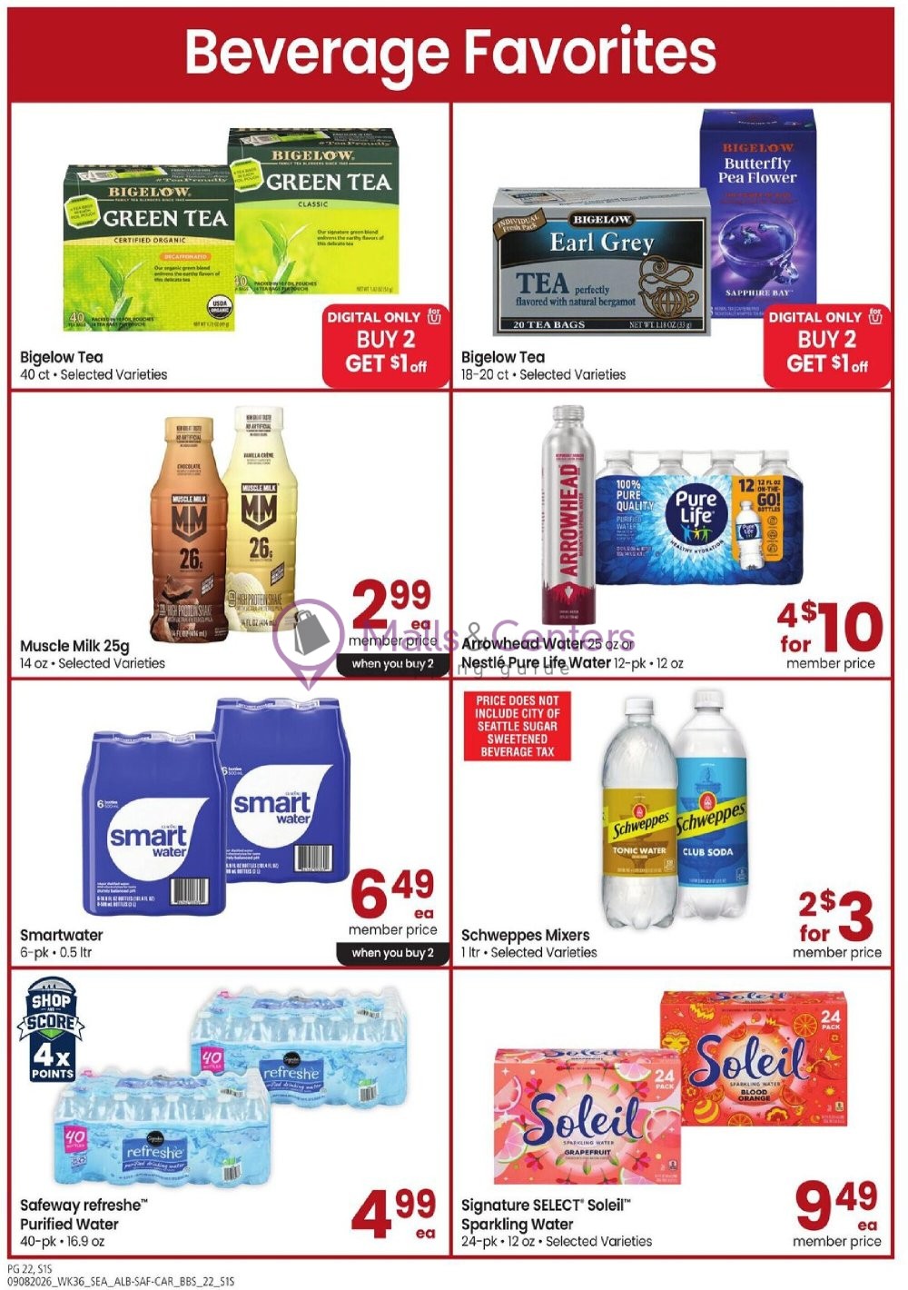 Weekly ad for Safeway valid: 09/08/2026 - 10/04/2026, page 22