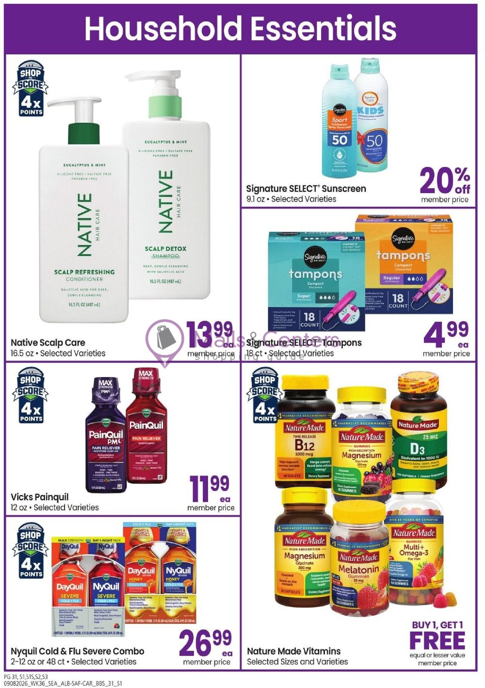 Weekly ad for Safeway valid: 09/08/2026 - 10/04/2026, page 31