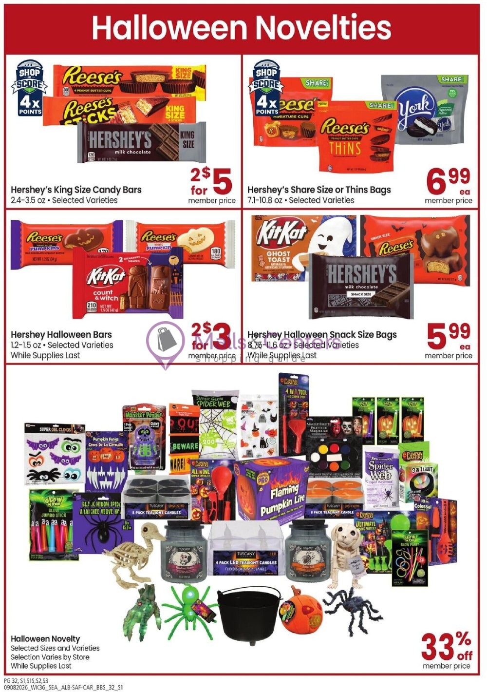 Weekly ad for Safeway valid: 09/08/2026 - 10/04/2026, page 32