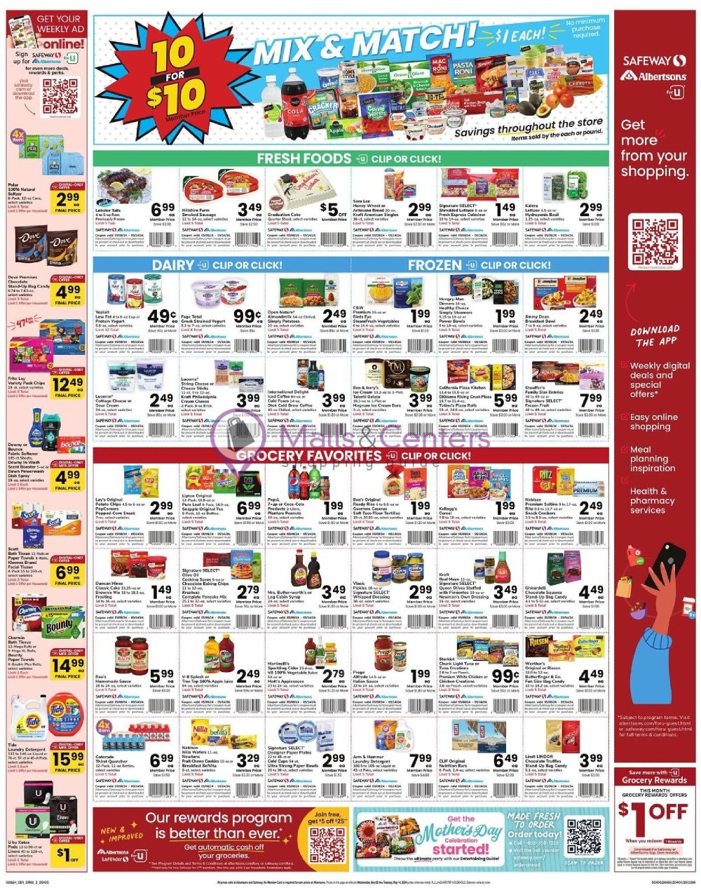 Safeway Weekly ad valid from 05/08/2024 to 05/14/2024 MallsCenters