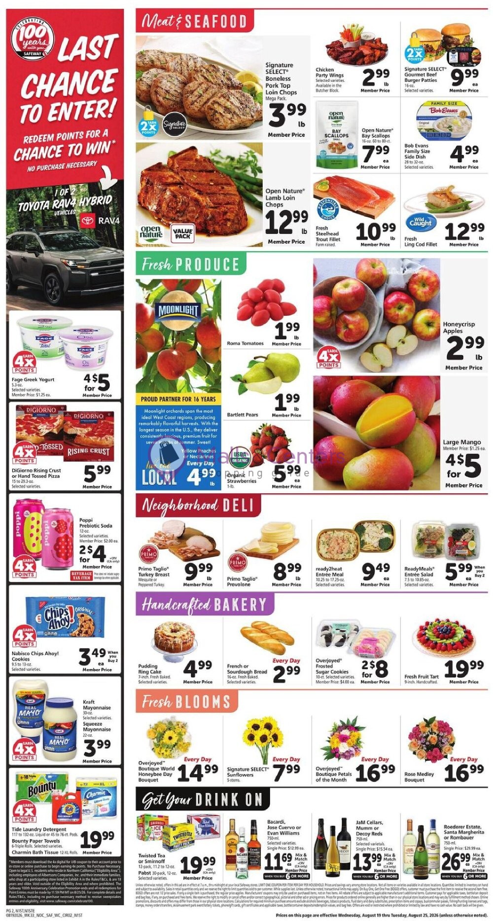 Weekly ad for Safeway valid: 08/19/2026 - 08/25/2026, page 2