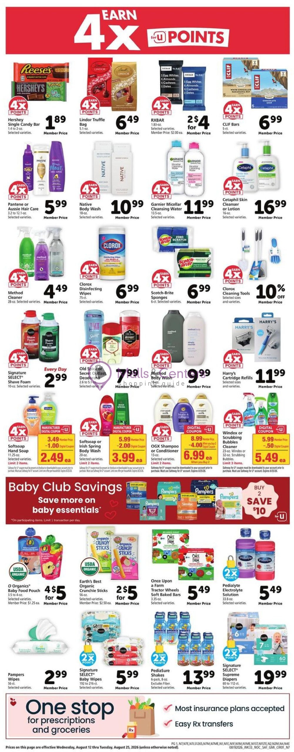 Weekly ad for Safeway valid: 08/19/2026 - 08/25/2026, page 8