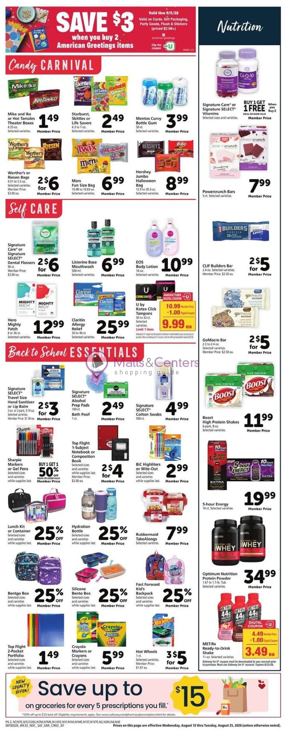 Weekly ad for Safeway valid: 08/19/2026 - 08/25/2026, page 9