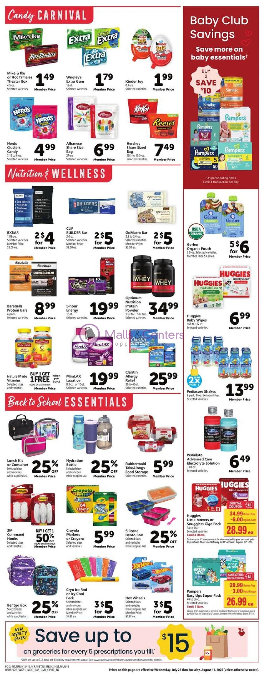 Weekly ad for Safeway valid: 08/05/2026 - 08/11/2026, page 10