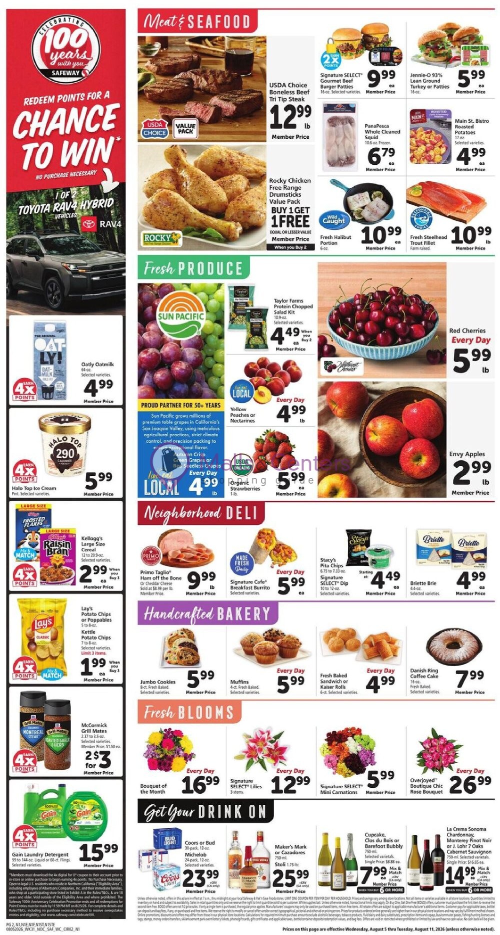Weekly ad for Safeway valid: 08/05/2026 - 08/11/2026, page 2