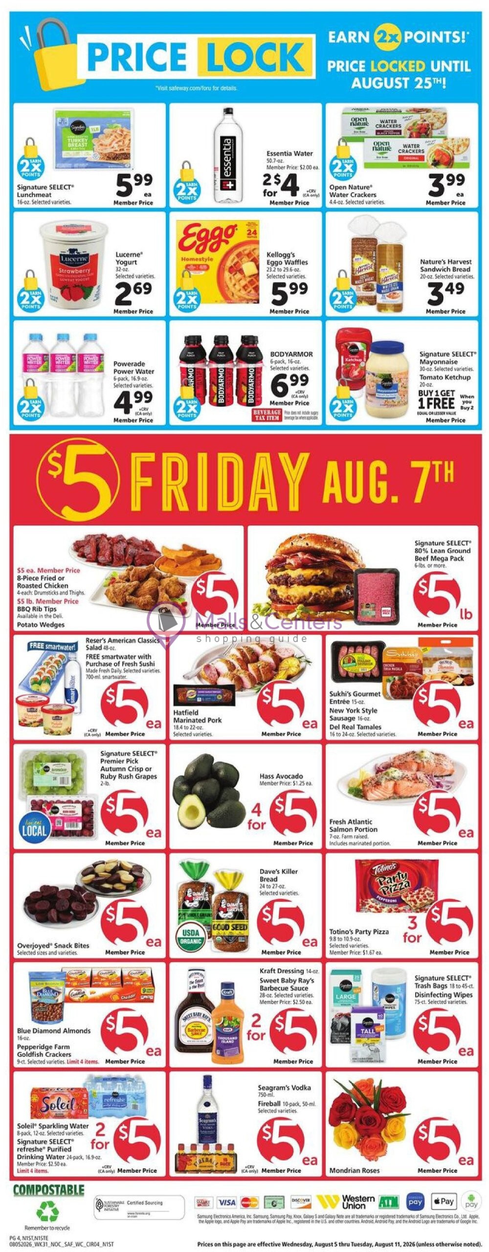 Weekly ad for Safeway valid: 08/05/2026 - 08/11/2026, page 4
