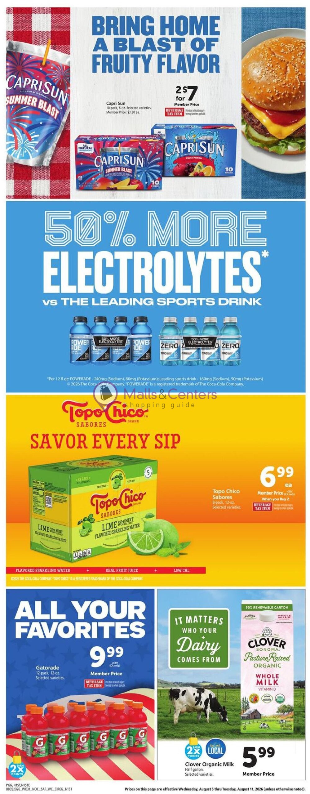 Weekly ad for Safeway valid: 08/05/2026 - 08/11/2026, page 6