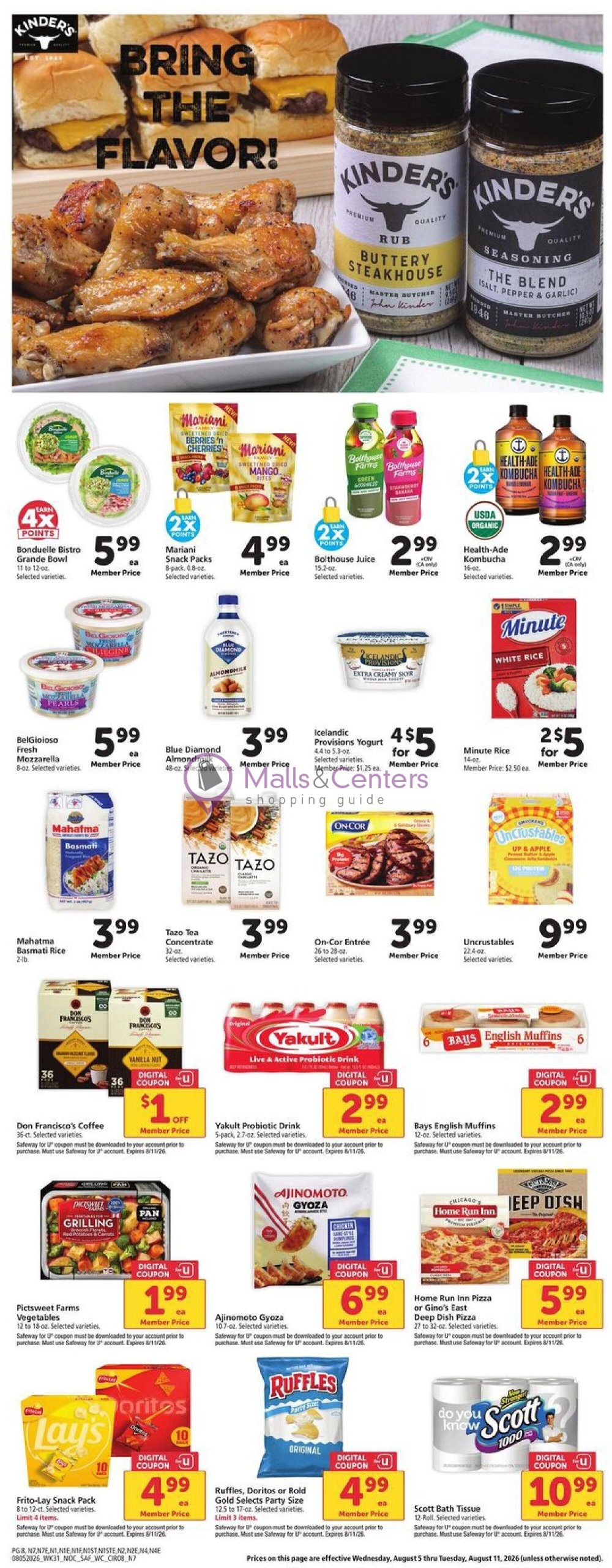 Weekly ad for Safeway valid: 08/05/2026 - 08/11/2026, page 8