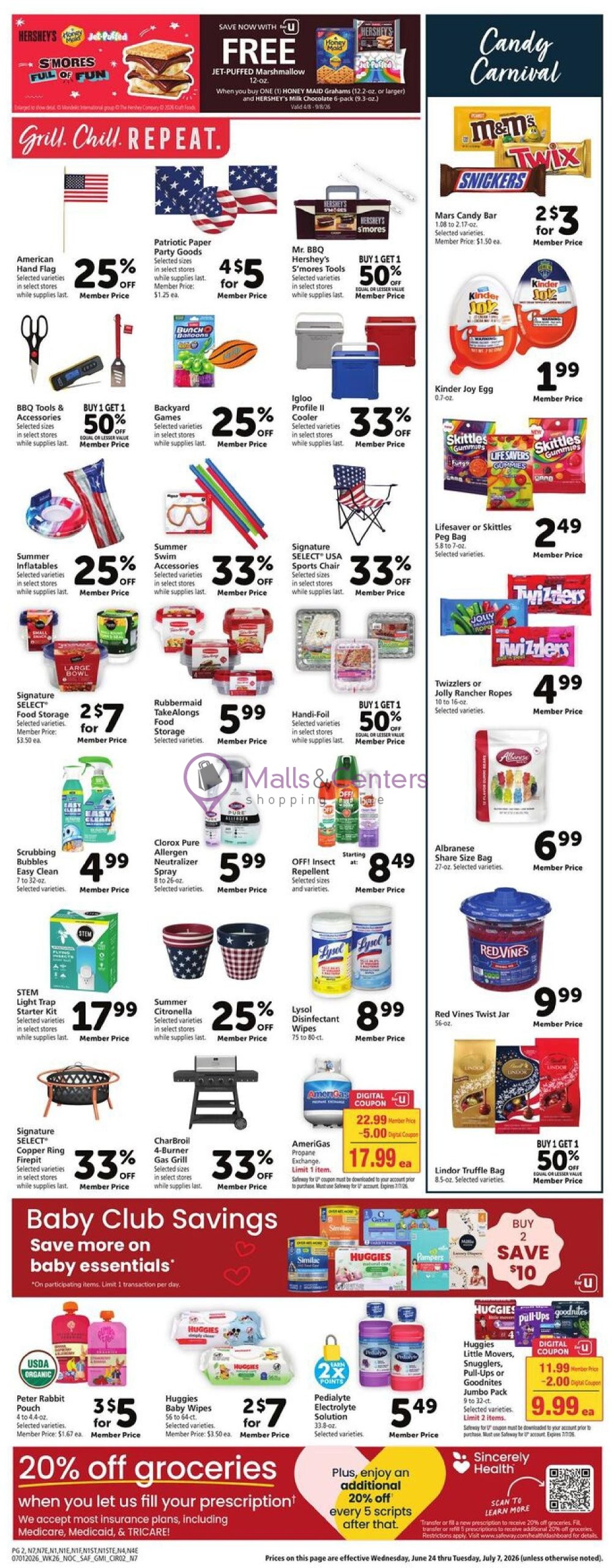 Weekly ad for Safeway valid: 07/01/2026 - 07/07/2026, page 12