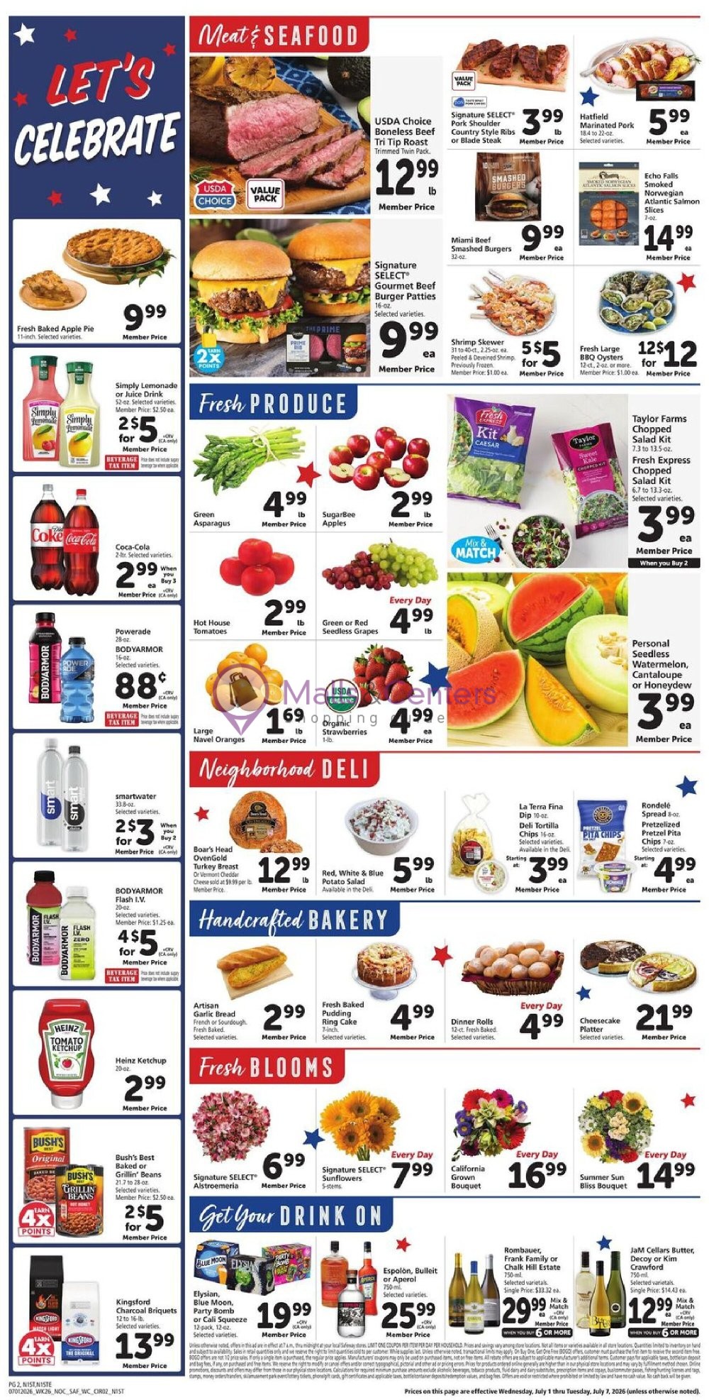 Weekly ad for Safeway valid: 07/01/2026 - 07/07/2026, page 2