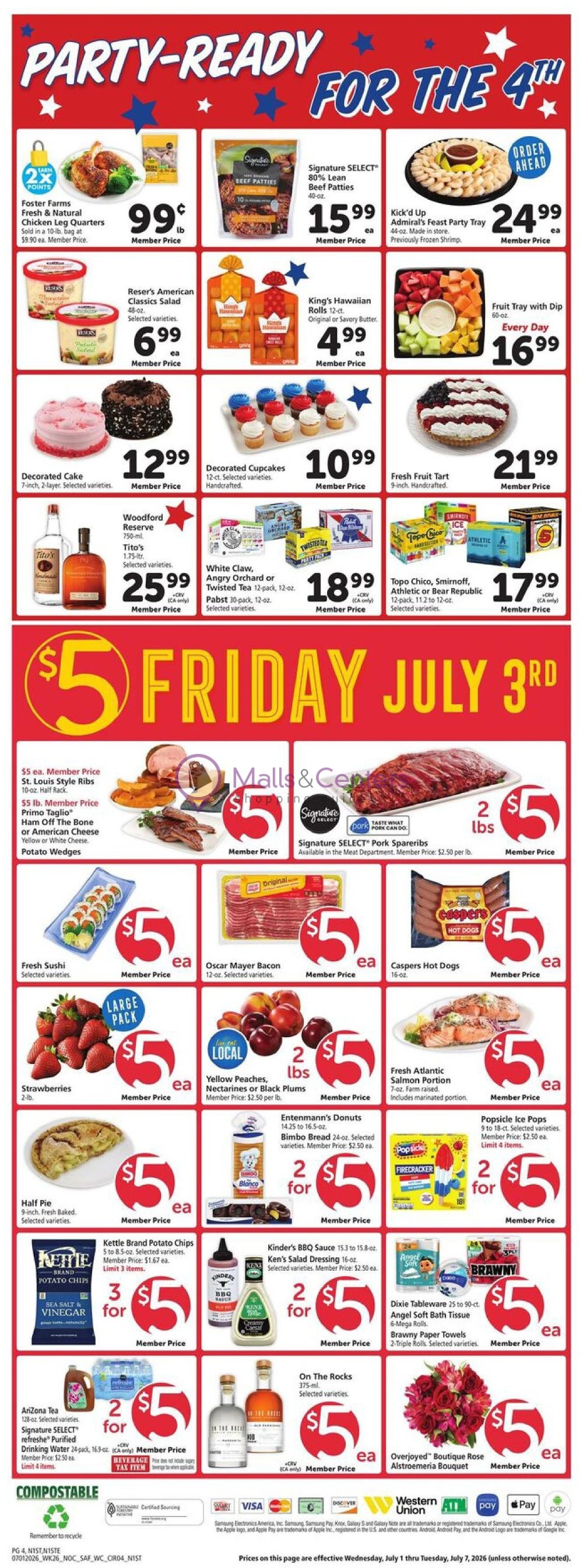 Weekly ad for Safeway valid: 07/01/2026 - 07/07/2026, page 4