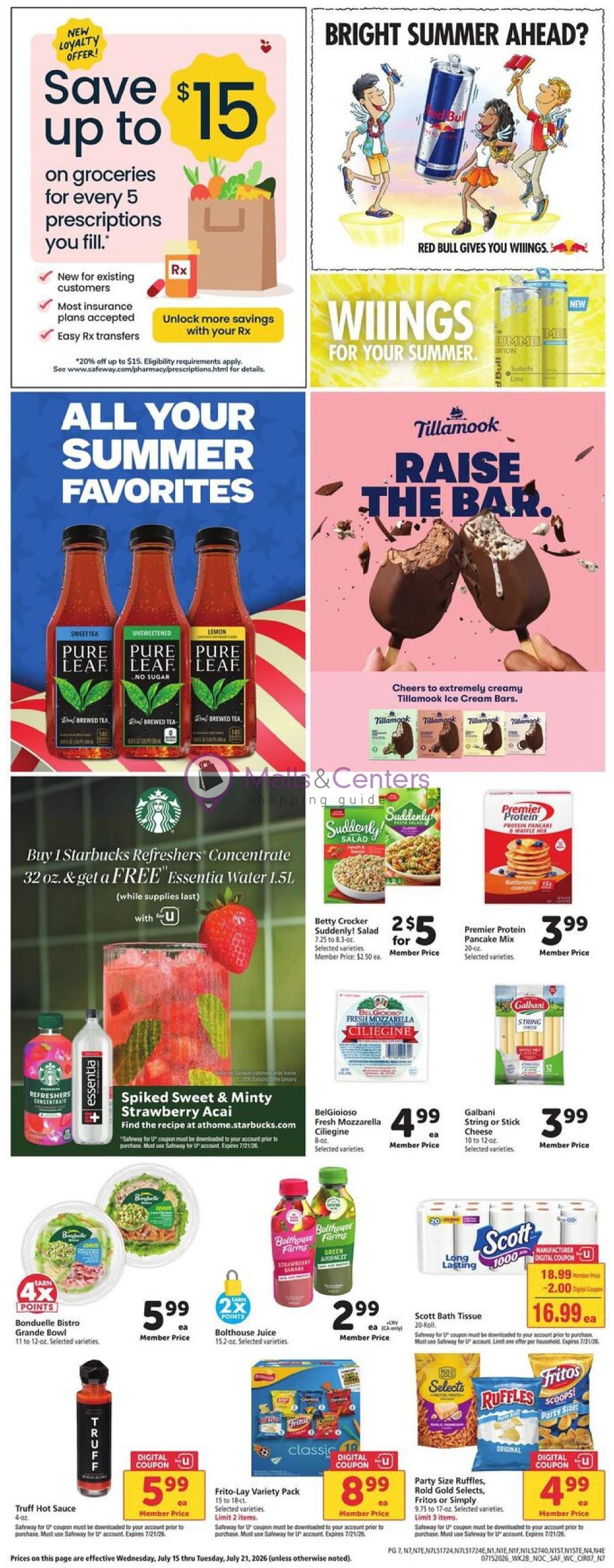 Weekly ad for Safeway valid: 07/15/2026 - 07/21/2026, page 7