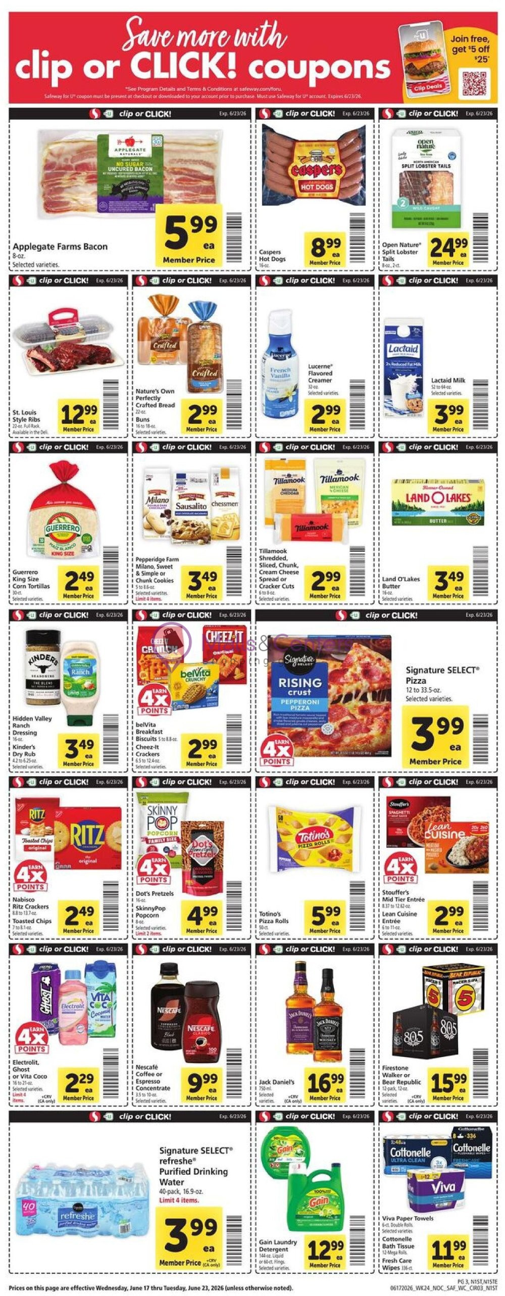 Weekly ad for Safeway valid: 06/17/2026 - 06/23/2026, page 3