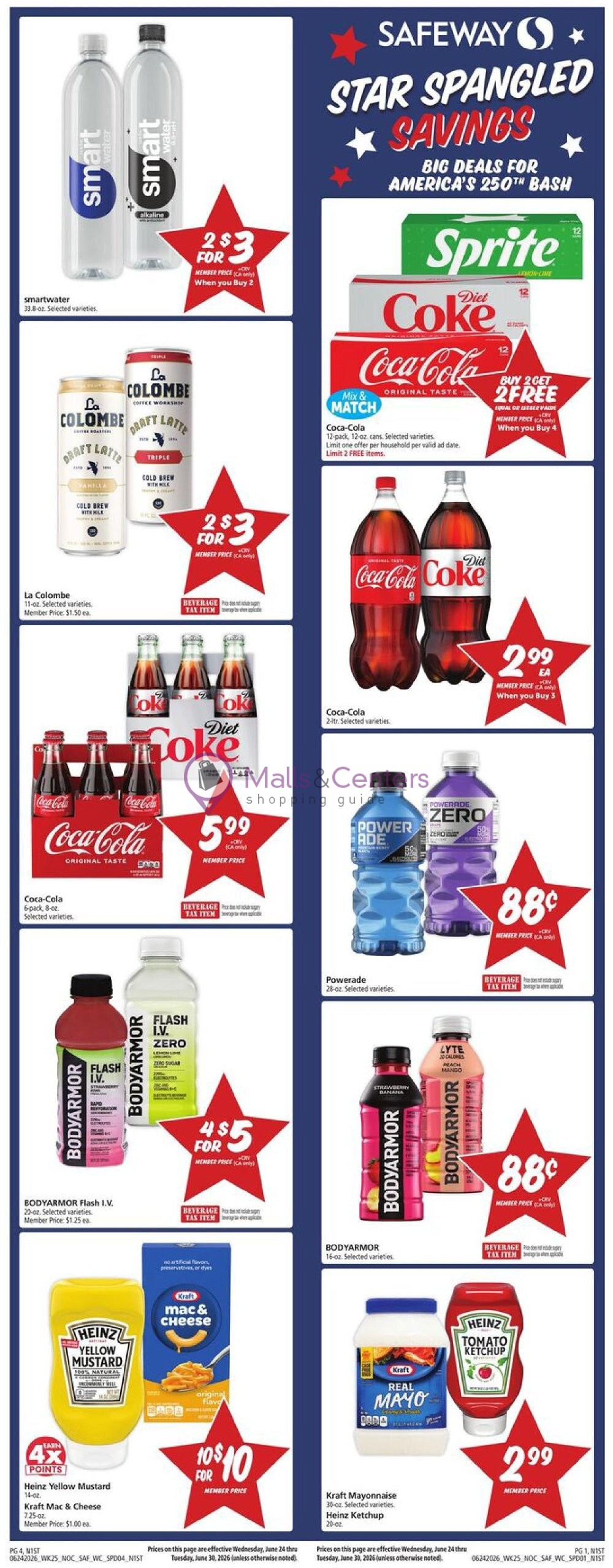 Weekly ad for Safeway valid: 06/24/2026 - 06/30/2026, page 1