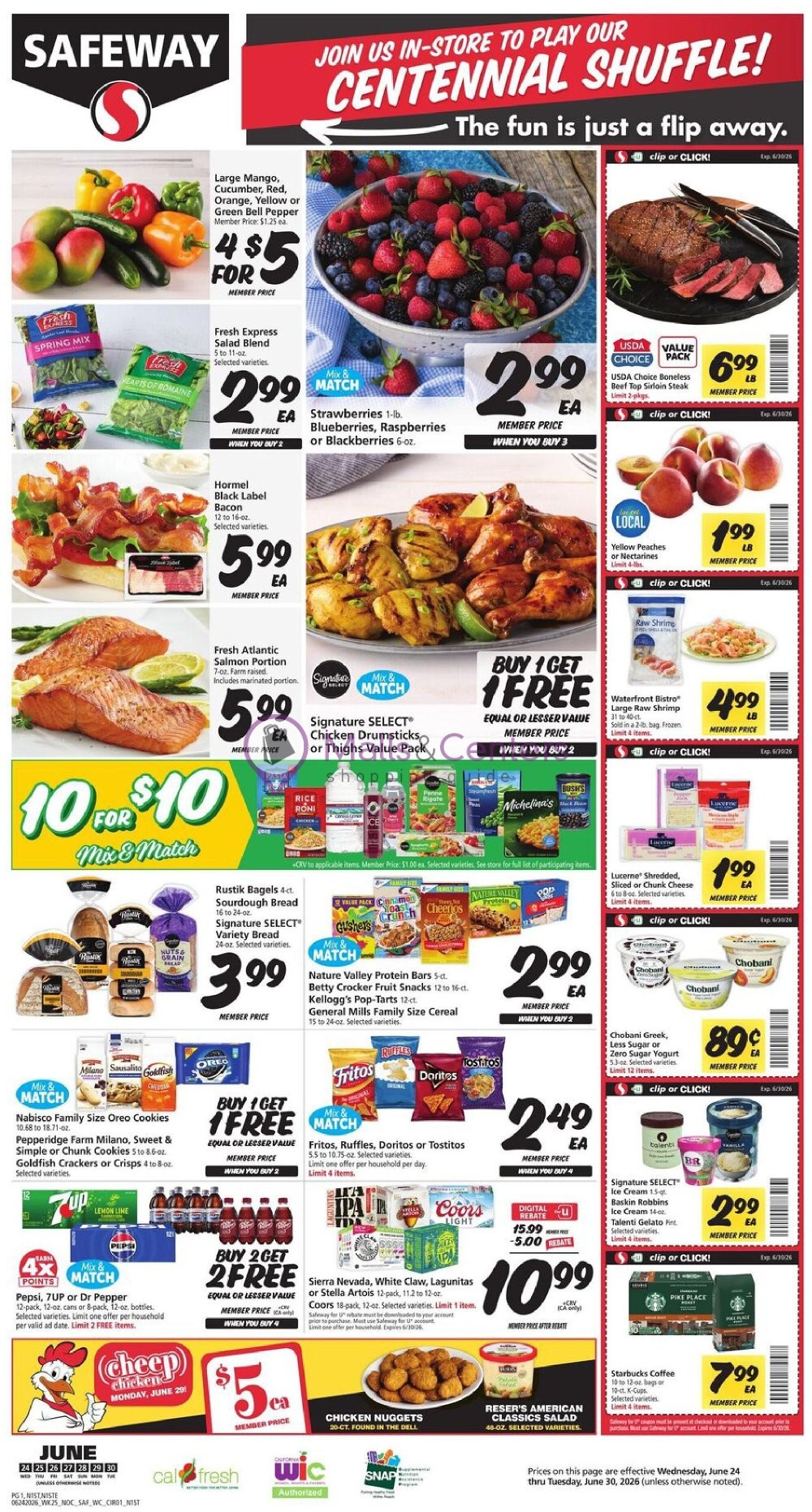 Weekly ad for Safeway valid: 06/24/2026 - 06/30/2026, page 3