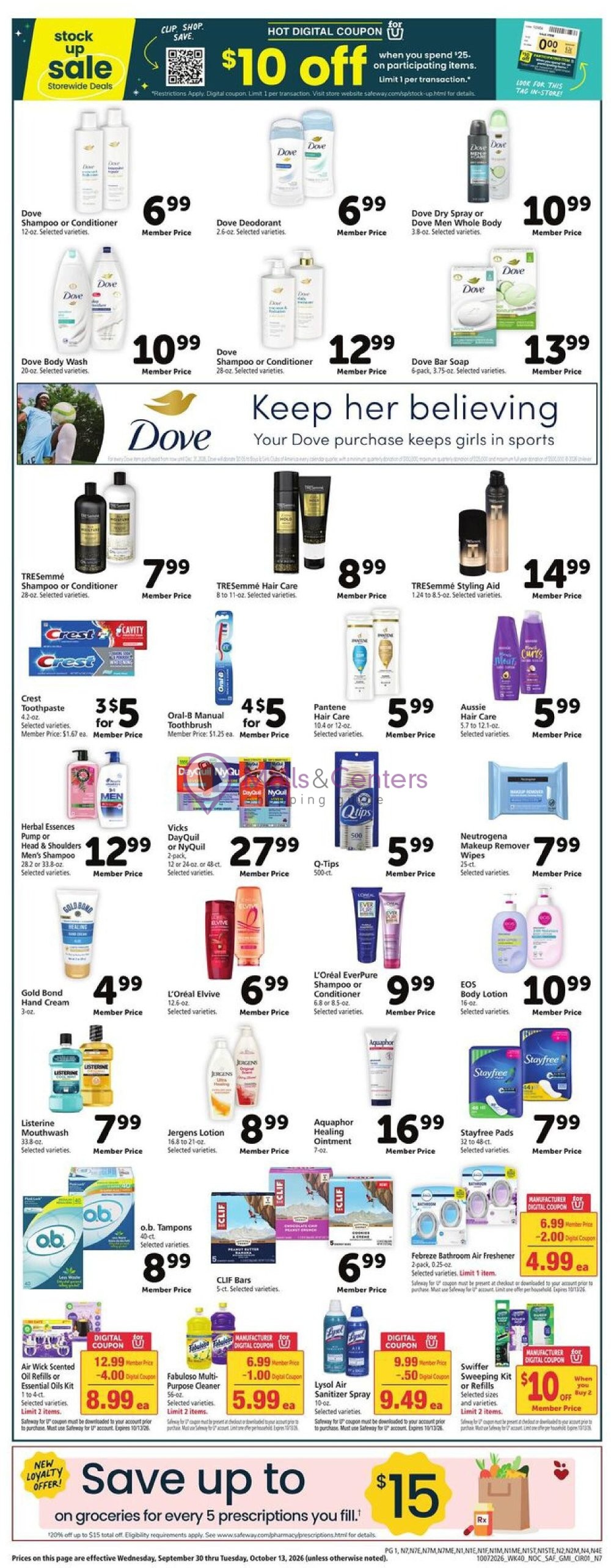 Weekly ad for Safeway valid: 10/07/2026 - 10/13/2026, page 8