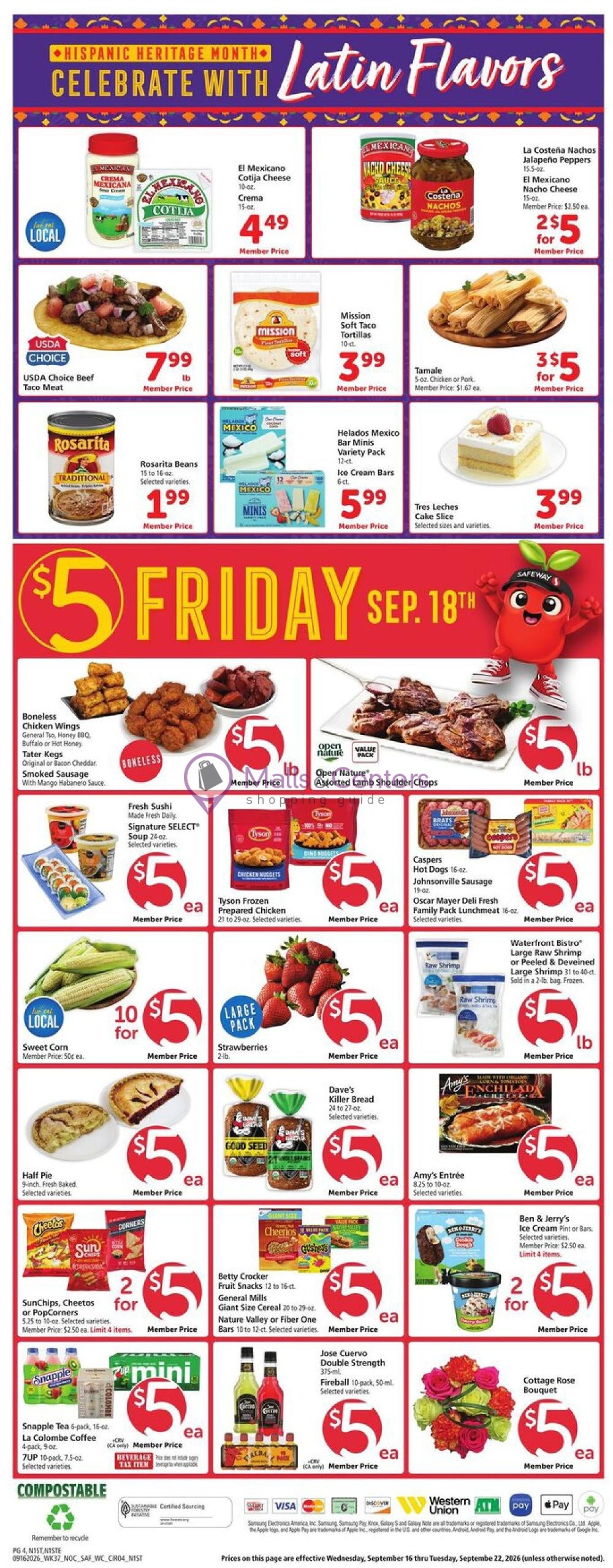 Weekly ad for Safeway valid: 09/16/2026 - 09/22/2026, page 4