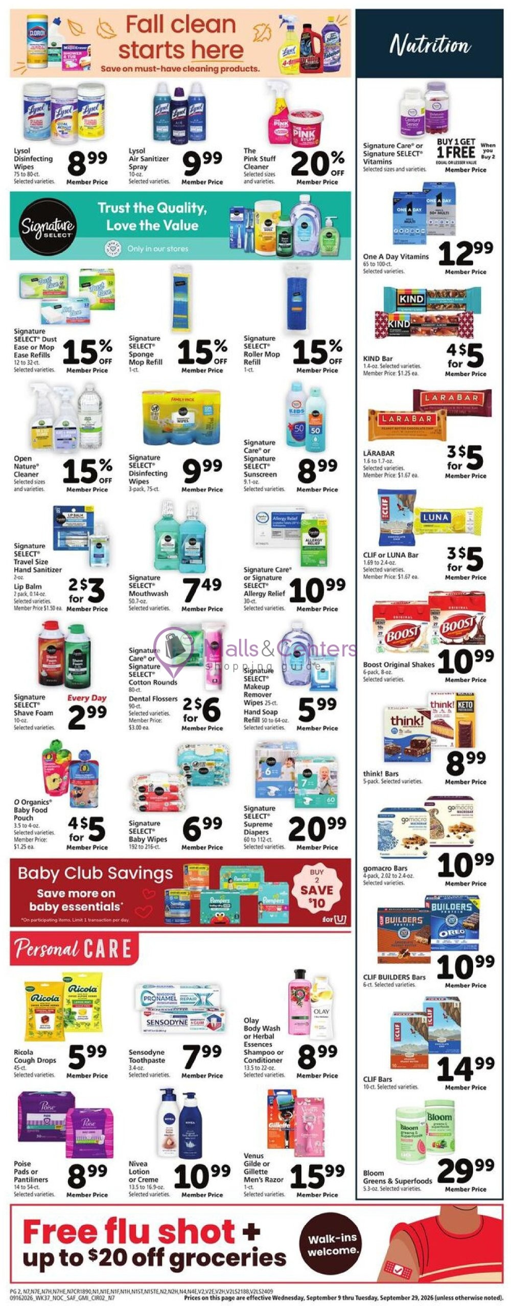Weekly ad for Safeway valid: 09/16/2026 - 09/22/2026, page 9