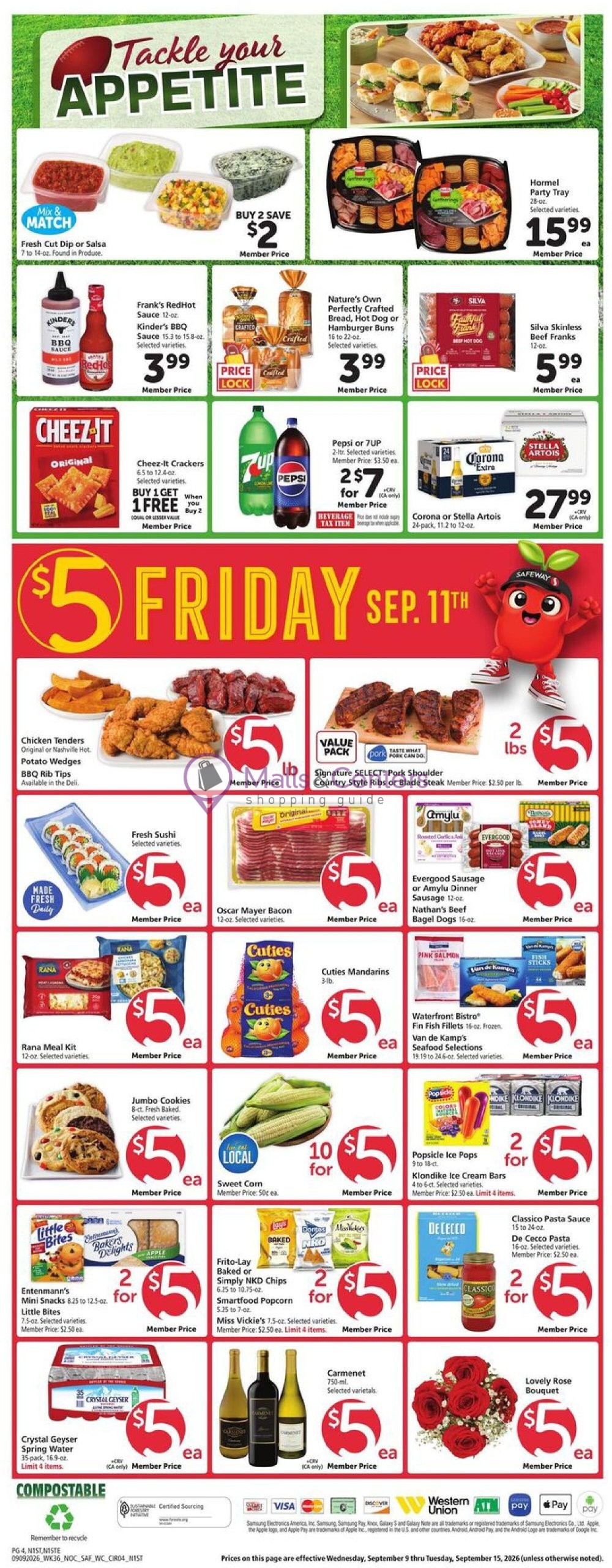 Weekly ad for Safeway valid: 09/09/2026 - 09/15/2026, page 4