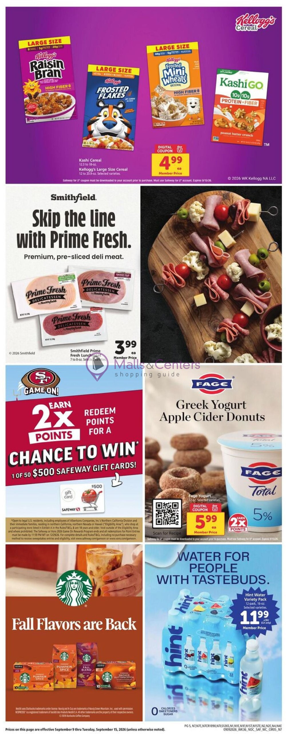 Weekly ad for Safeway valid: 09/09/2026 - 09/15/2026, page 5
