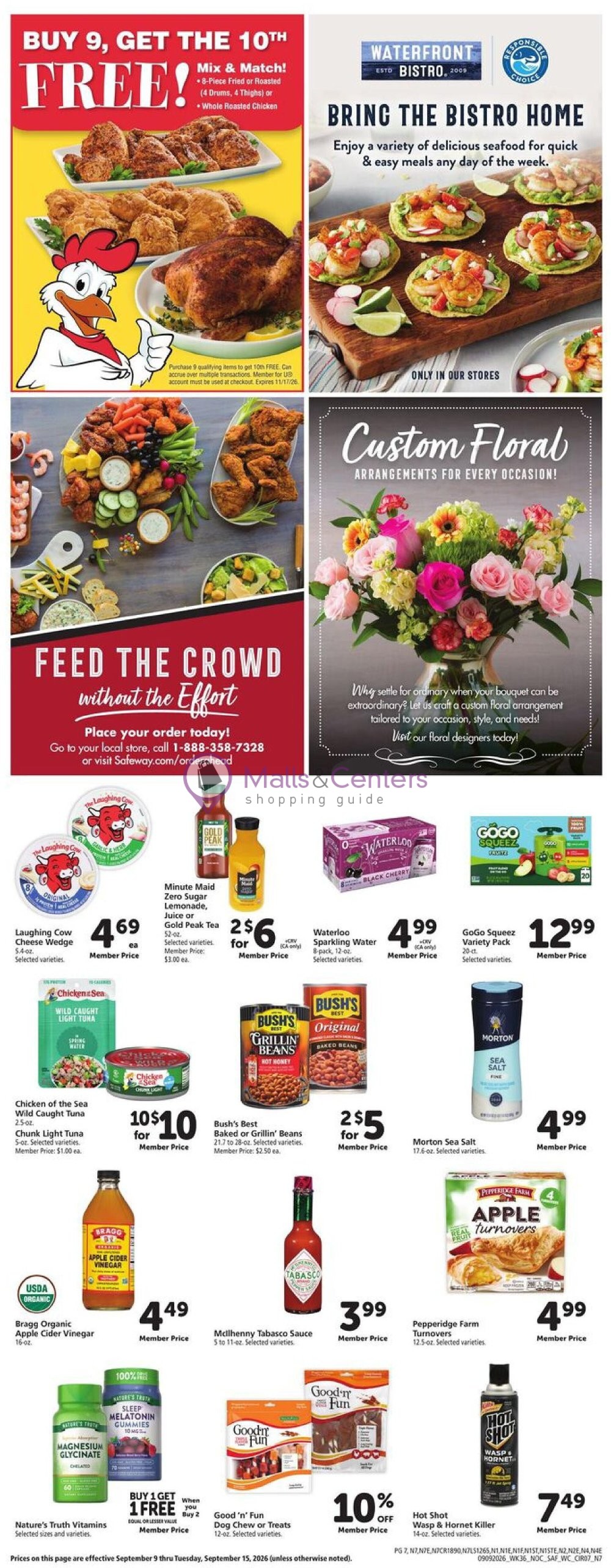 Weekly ad for Safeway valid: 09/09/2026 - 09/15/2026, page 7